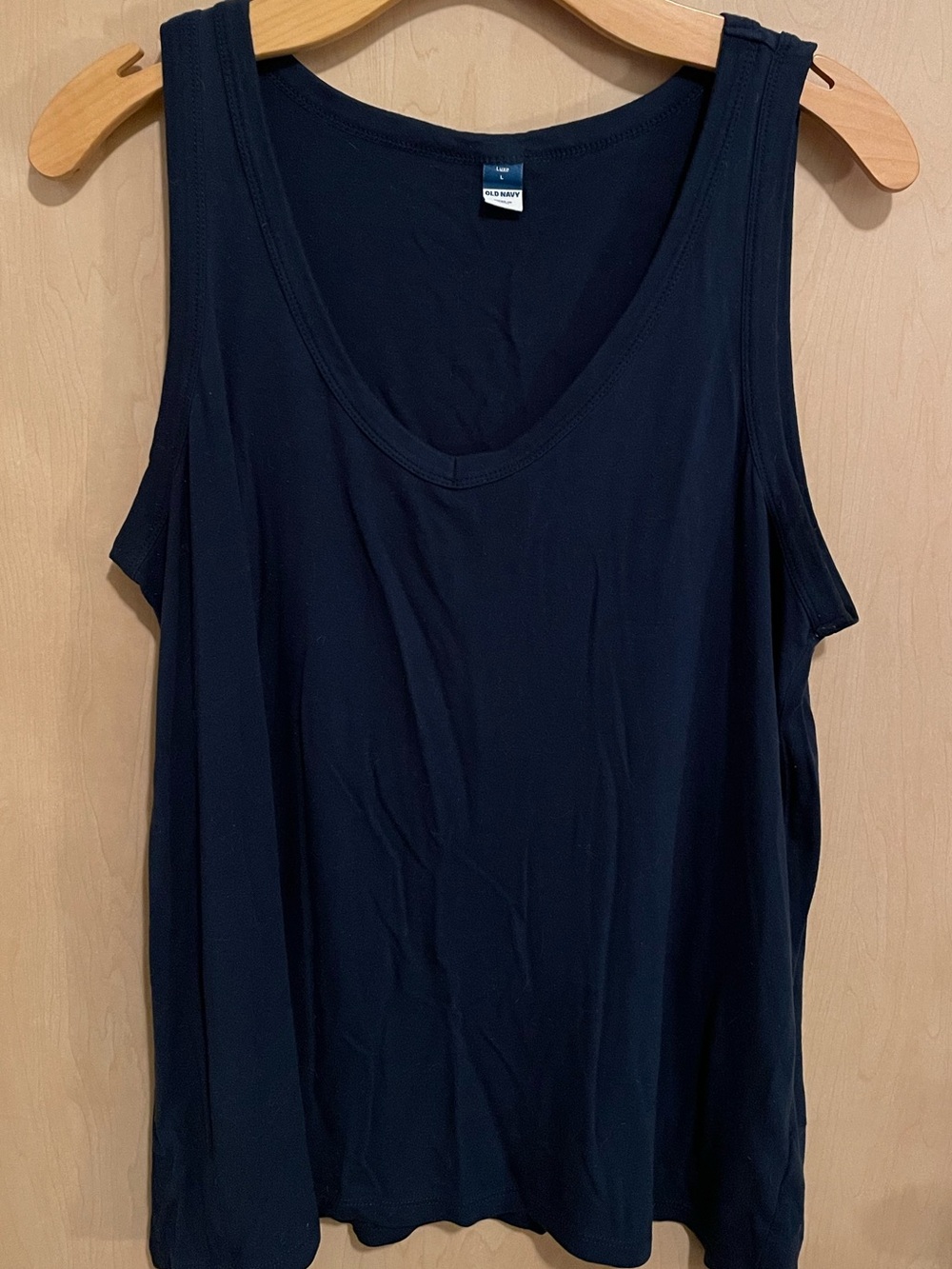 Dark Navy V-Neck Tank Top